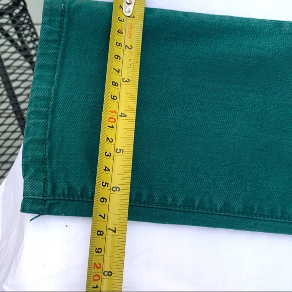 Saks Fifth Avenue Green Straight leg Jeans 29 - Picture 13 of 15
